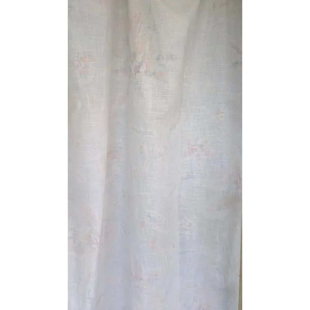 Anthropologie 100% Cotton Winslow Shower Curtain, 70